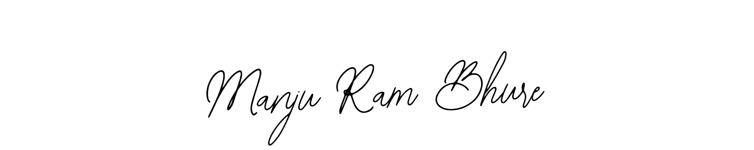 Manju Ram Bhure stylish signature style. Best Handwritten Sign (Bearetta-2O07w) for my name. Handwritten Signature Collection Ideas for my name Manju Ram Bhure. Manju Ram Bhure signature style 12 images and pictures png