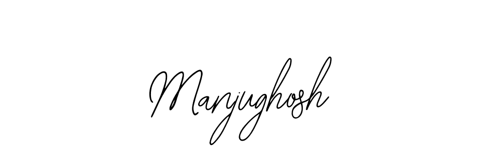 How to make Manjughosh signature? Bearetta-2O07w is a professional autograph style. Create handwritten signature for Manjughosh name. Manjughosh signature style 12 images and pictures png