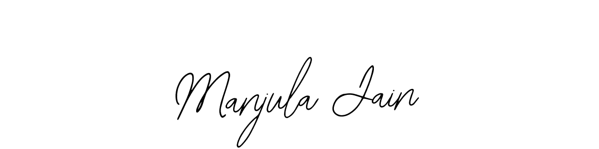 Also You can easily find your signature by using the search form. We will create Manjula Jain name handwritten signature images for you free of cost using Bearetta-2O07w sign style. Manjula Jain signature style 12 images and pictures png