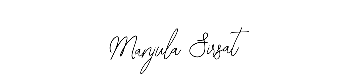 Also we have Manjula Sirsat name is the best signature style. Create professional handwritten signature collection using Bearetta-2O07w autograph style. Manjula Sirsat signature style 12 images and pictures png