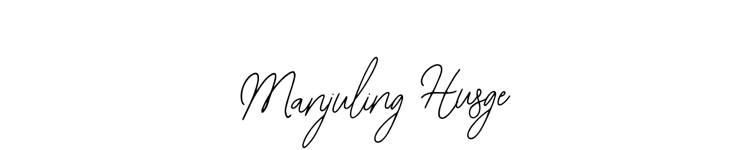 How to make Manjuling Husge signature? Bearetta-2O07w is a professional autograph style. Create handwritten signature for Manjuling Husge name. Manjuling Husge signature style 12 images and pictures png