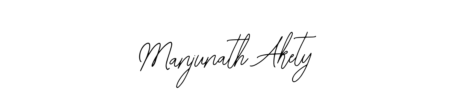 Make a short Manjunath Akety signature style. Manage your documents anywhere anytime using Bearetta-2O07w. Create and add eSignatures, submit forms, share and send files easily. Manjunath Akety signature style 12 images and pictures png