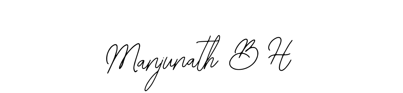 Make a beautiful signature design for name Manjunath B H. Use this online signature maker to create a handwritten signature for free. Manjunath B H signature style 12 images and pictures png