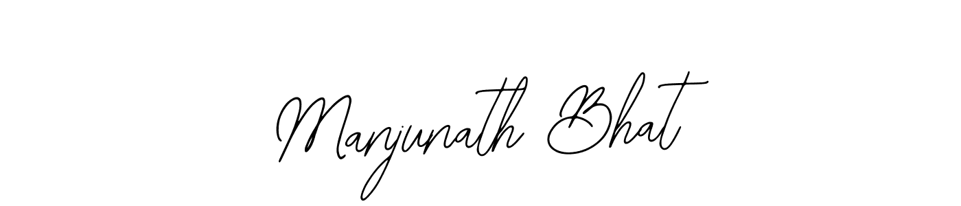 Design your own signature with our free online signature maker. With this signature software, you can create a handwritten (Bearetta-2O07w) signature for name Manjunath Bhat. Manjunath Bhat signature style 12 images and pictures png