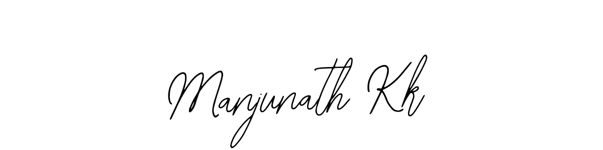 You should practise on your own different ways (Bearetta-2O07w) to write your name (Manjunath Kk) in signature. don't let someone else do it for you. Manjunath Kk signature style 12 images and pictures png