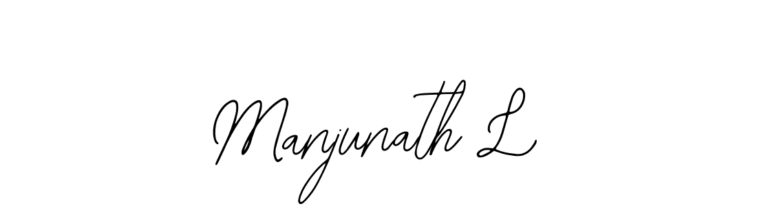 Also we have Manjunath L name is the best signature style. Create professional handwritten signature collection using Bearetta-2O07w autograph style. Manjunath L signature style 12 images and pictures png
