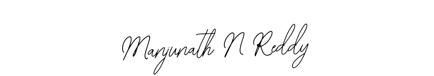 Use a signature maker to create a handwritten signature online. With this signature software, you can design (Bearetta-2O07w) your own signature for name Manjunath N Reddy. Manjunath N Reddy signature style 12 images and pictures png