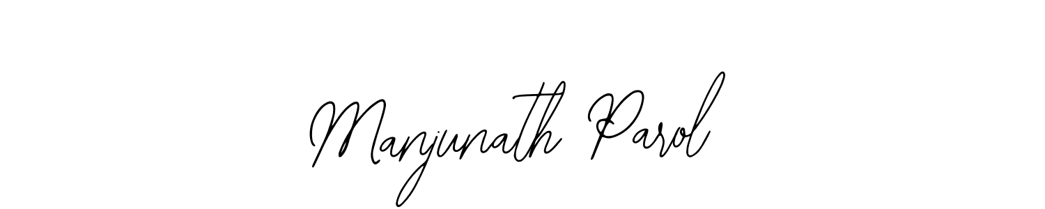 Make a beautiful signature design for name Manjunath Parol. Use this online signature maker to create a handwritten signature for free. Manjunath Parol signature style 12 images and pictures png