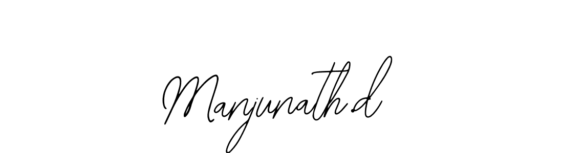 Create a beautiful signature design for name Manjunath.d. With this signature (Bearetta-2O07w) fonts, you can make a handwritten signature for free. Manjunath.d signature style 12 images and pictures png