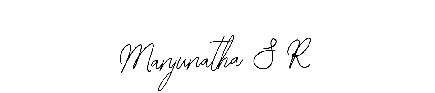 Bearetta-2O07w is a professional signature style that is perfect for those who want to add a touch of class to their signature. It is also a great choice for those who want to make their signature more unique. Get Manjunatha S R name to fancy signature for free. Manjunatha S R signature style 12 images and pictures png