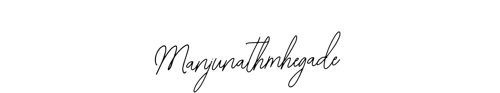 Design your own signature with our free online signature maker. With this signature software, you can create a handwritten (Bearetta-2O07w) signature for name Manjunathmhegade. Manjunathmhegade signature style 12 images and pictures png