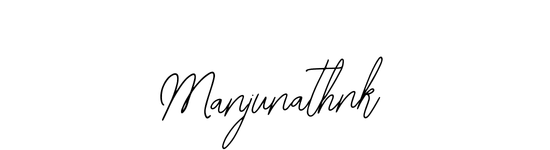 Use a signature maker to create a handwritten signature online. With this signature software, you can design (Bearetta-2O07w) your own signature for name Manjunathnk. Manjunathnk signature style 12 images and pictures png