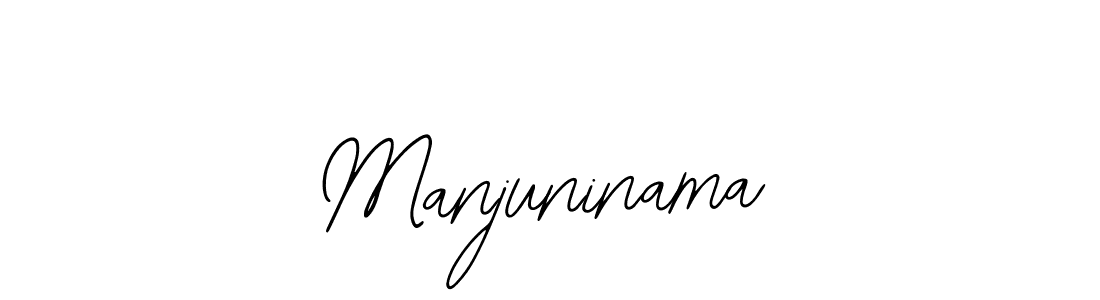 Make a beautiful signature design for name Manjuninama. With this signature (Bearetta-2O07w) style, you can create a handwritten signature for free. Manjuninama signature style 12 images and pictures png