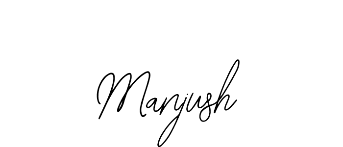 Make a beautiful signature design for name Manjush. With this signature (Bearetta-2O07w) style, you can create a handwritten signature for free. Manjush signature style 12 images and pictures png