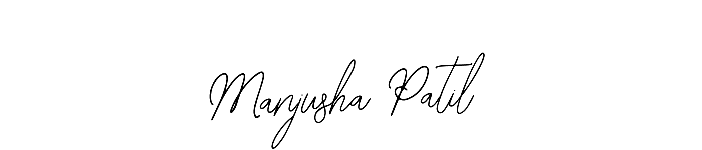 Use a signature maker to create a handwritten signature online. With this signature software, you can design (Bearetta-2O07w) your own signature for name Manjusha Patil. Manjusha Patil signature style 12 images and pictures png