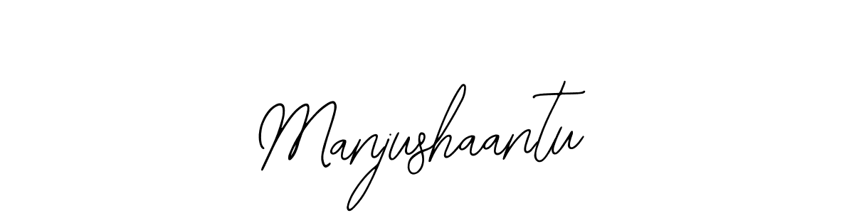 The best way (Bearetta-2O07w) to make a short signature is to pick only two or three words in your name. The name Manjushaantu include a total of six letters. For converting this name. Manjushaantu signature style 12 images and pictures png