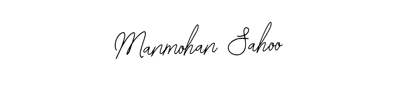 How to make Manmohan Sahoo name signature. Use Bearetta-2O07w style for creating short signs online. This is the latest handwritten sign. Manmohan Sahoo signature style 12 images and pictures png