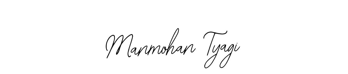 Create a beautiful signature design for name Manmohan Tyagi. With this signature (Bearetta-2O07w) fonts, you can make a handwritten signature for free. Manmohan Tyagi signature style 12 images and pictures png