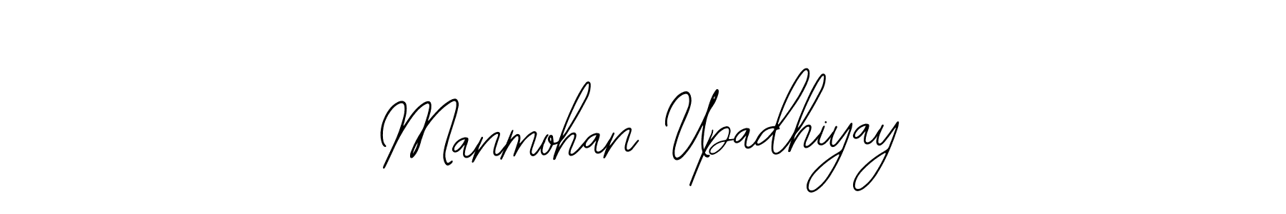 Use a signature maker to create a handwritten signature online. With this signature software, you can design (Bearetta-2O07w) your own signature for name Manmohan Upadhiyay. Manmohan Upadhiyay signature style 12 images and pictures png