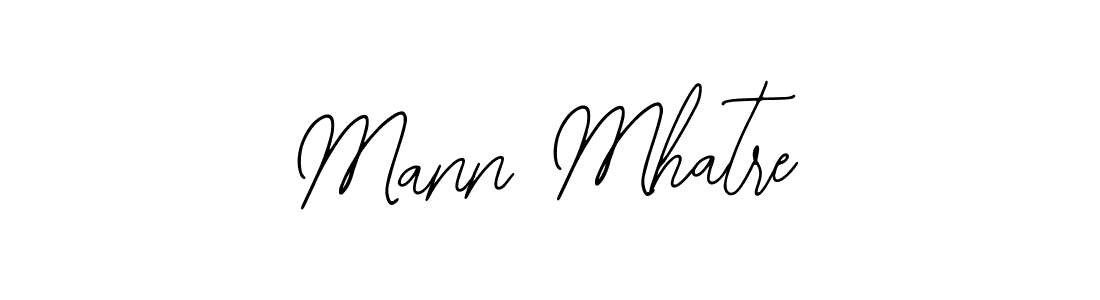 Mann Mhatre stylish signature style. Best Handwritten Sign (Bearetta-2O07w) for my name. Handwritten Signature Collection Ideas for my name Mann Mhatre. Mann Mhatre signature style 12 images and pictures png