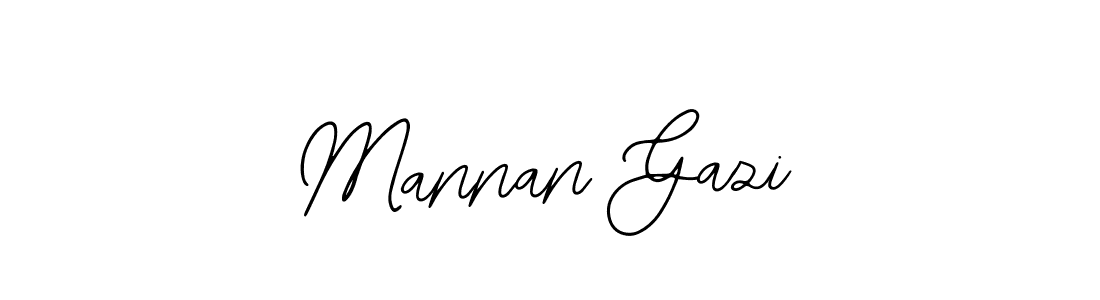 Create a beautiful signature design for name Mannan Gazi. With this signature (Bearetta-2O07w) fonts, you can make a handwritten signature for free. Mannan Gazi signature style 12 images and pictures png