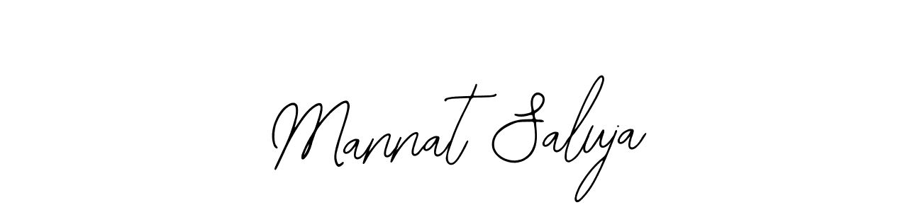 See photos of Mannat Saluja official signature by Spectra . Check more albums & portfolios. Read reviews & check more about Bearetta-2O07w font. Mannat Saluja signature style 12 images and pictures png