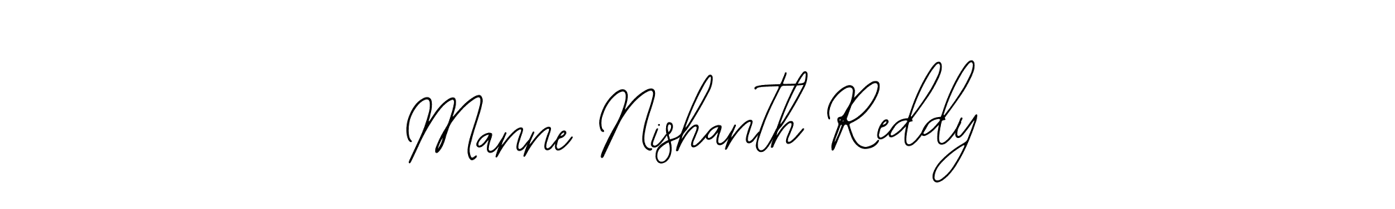 Also we have Manne Nishanth Reddy name is the best signature style. Create professional handwritten signature collection using Bearetta-2O07w autograph style. Manne Nishanth Reddy signature style 12 images and pictures png