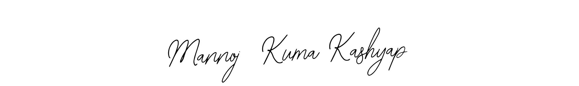 Bearetta-2O07w is a professional signature style that is perfect for those who want to add a touch of class to their signature. It is also a great choice for those who want to make their signature more unique. Get Mannoj  Kuma Kashyap name to fancy signature for free. Mannoj  Kuma Kashyap signature style 12 images and pictures png