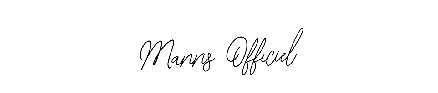 Design your own signature with our free online signature maker. With this signature software, you can create a handwritten (Bearetta-2O07w) signature for name Manns Officiel. Manns Officiel signature style 12 images and pictures png