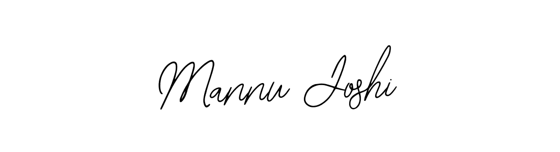 How to make Mannu Joshi name signature. Use Bearetta-2O07w style for creating short signs online. This is the latest handwritten sign. Mannu Joshi signature style 12 images and pictures png