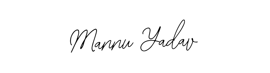 if you are searching for the best signature style for your name Mannu Yadav. so please give up your signature search. here we have designed multiple signature styles  using Bearetta-2O07w. Mannu Yadav signature style 12 images and pictures png