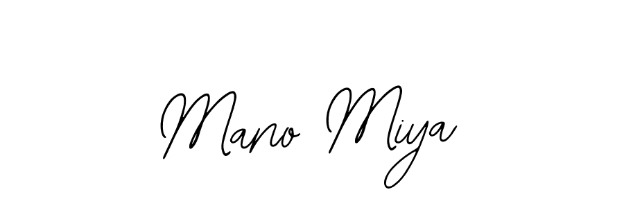 See photos of Mano Miya official signature by Spectra . Check more albums & portfolios. Read reviews & check more about Bearetta-2O07w font. Mano Miya signature style 12 images and pictures png