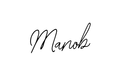 You should practise on your own different ways (Bearetta-2O07w) to write your name (Manob) in signature. don't let someone else do it for you. Manob signature style 12 images and pictures png