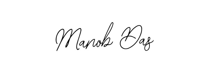 The best way (Bearetta-2O07w) to make a short signature is to pick only two or three words in your name. The name Manob Das include a total of six letters. For converting this name. Manob Das signature style 12 images and pictures png