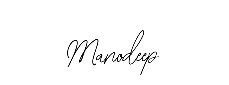 How to make Manodeep name signature. Use Bearetta-2O07w style for creating short signs online. This is the latest handwritten sign. Manodeep signature style 12 images and pictures png