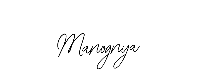 Design your own signature with our free online signature maker. With this signature software, you can create a handwritten (Bearetta-2O07w) signature for name Manognya. Manognya signature style 12 images and pictures png