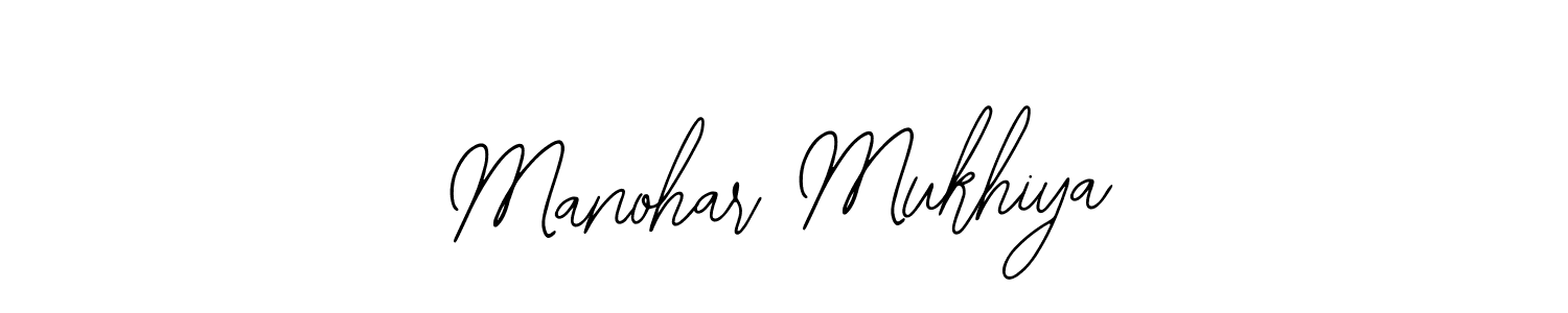 Make a beautiful signature design for name Manohar Mukhiya. With this signature (Bearetta-2O07w) style, you can create a handwritten signature for free. Manohar Mukhiya signature style 12 images and pictures png