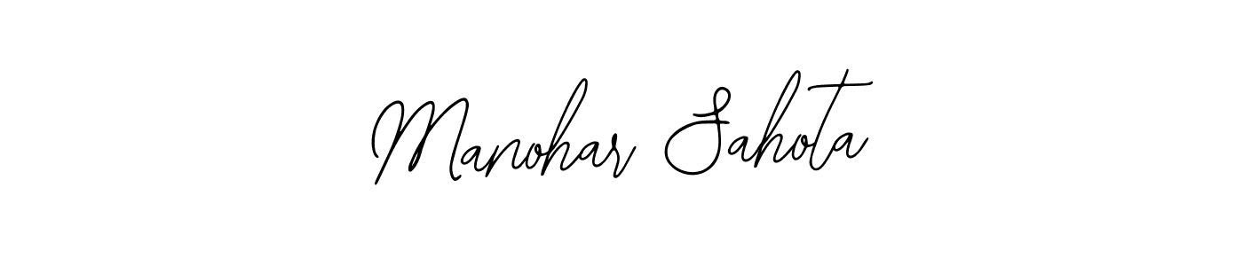 Also we have Manohar Sahota name is the best signature style. Create professional handwritten signature collection using Bearetta-2O07w autograph style. Manohar Sahota signature style 12 images and pictures png