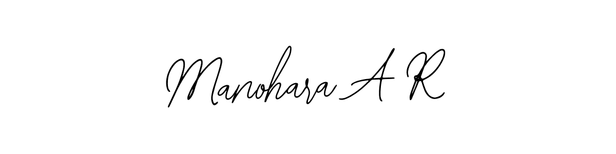 Make a beautiful signature design for name Manohara A R. Use this online signature maker to create a handwritten signature for free. Manohara A R signature style 12 images and pictures png