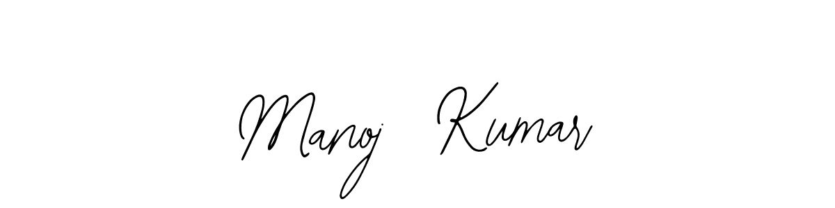 Use a signature maker to create a handwritten signature online. With this signature software, you can design (Bearetta-2O07w) your own signature for name Manoj  Kumar. Manoj  Kumar signature style 12 images and pictures png