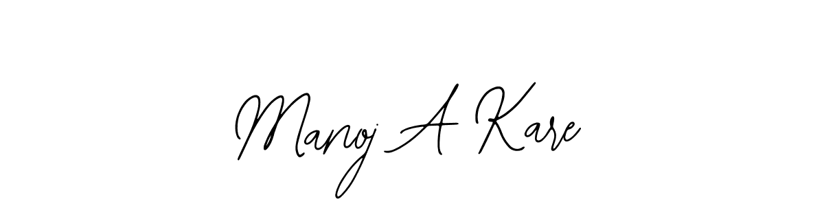 Manoj A Kare stylish signature style. Best Handwritten Sign (Bearetta-2O07w) for my name. Handwritten Signature Collection Ideas for my name Manoj A Kare. Manoj A Kare signature style 12 images and pictures png