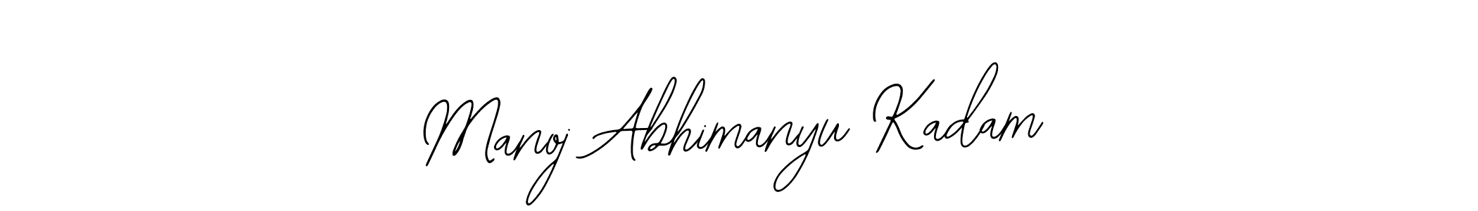 Make a beautiful signature design for name Manoj Abhimanyu Kadam. Use this online signature maker to create a handwritten signature for free. Manoj Abhimanyu Kadam signature style 12 images and pictures png