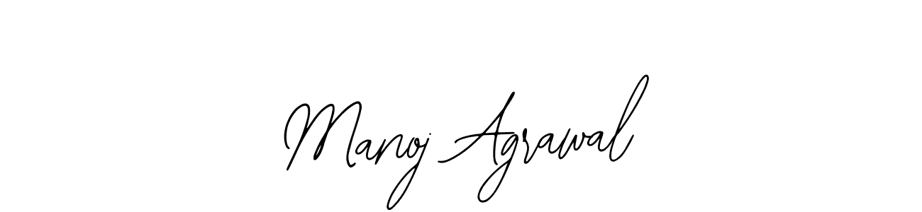 Also we have Manoj Agrawal name is the best signature style. Create professional handwritten signature collection using Bearetta-2O07w autograph style. Manoj Agrawal signature style 12 images and pictures png