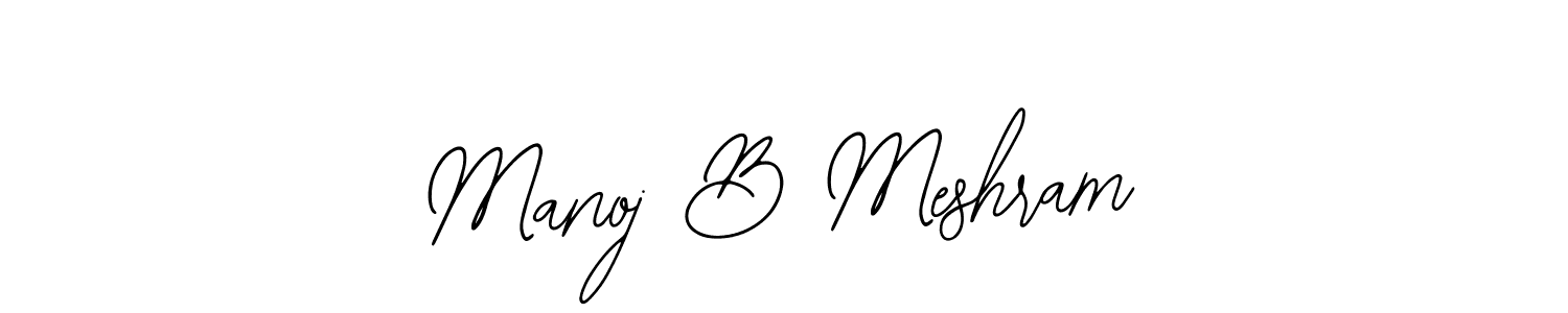 How to Draw Manoj B Meshram signature style? Bearetta-2O07w is a latest design signature styles for name Manoj B Meshram. Manoj B Meshram signature style 12 images and pictures png