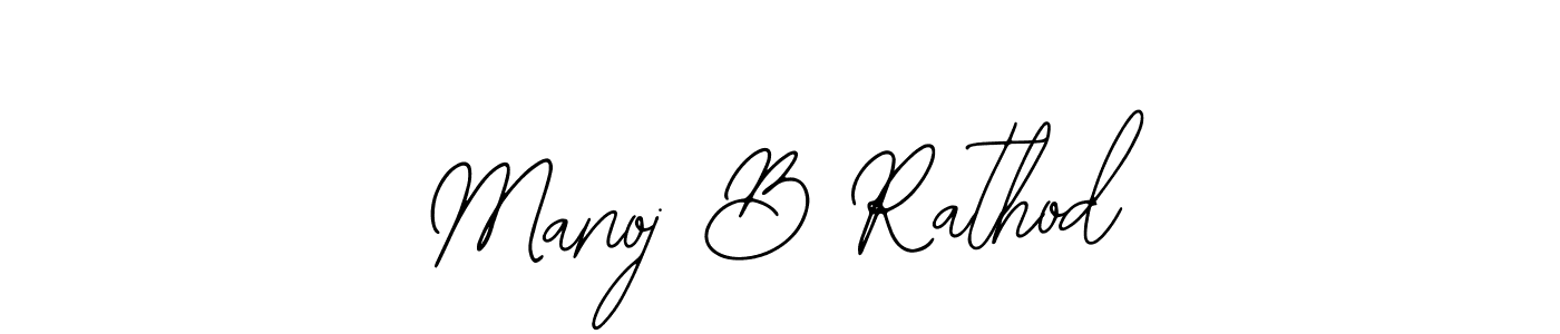 Make a beautiful signature design for name Manoj B Rathod. With this signature (Bearetta-2O07w) style, you can create a handwritten signature for free. Manoj B Rathod signature style 12 images and pictures png