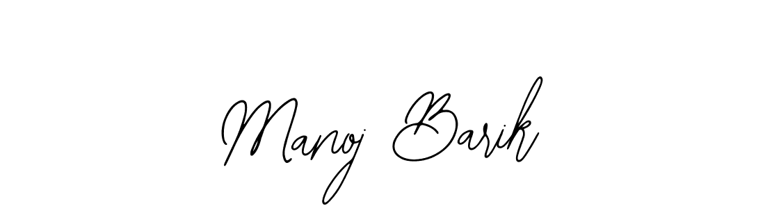 Make a beautiful signature design for name Manoj Barik. With this signature (Bearetta-2O07w) style, you can create a handwritten signature for free. Manoj Barik signature style 12 images and pictures png