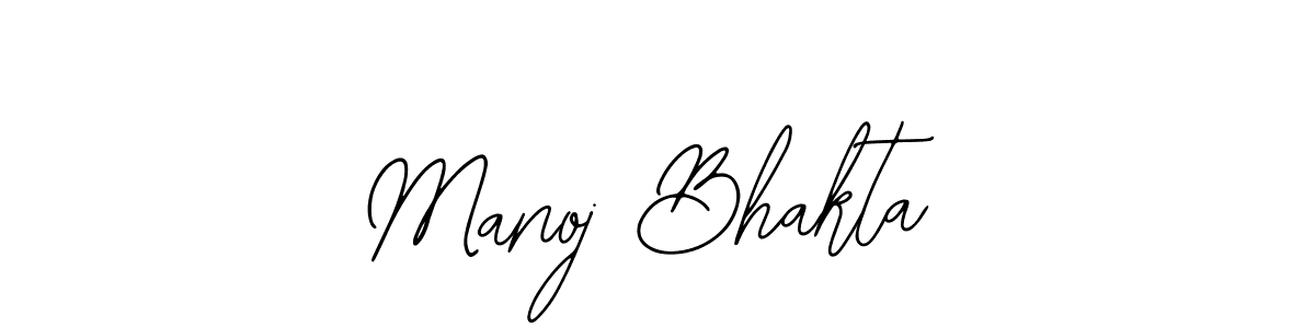 Also we have Manoj Bhakta name is the best signature style. Create professional handwritten signature collection using Bearetta-2O07w autograph style. Manoj Bhakta signature style 12 images and pictures png