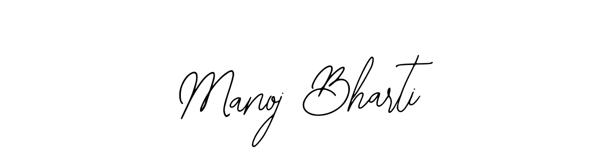 Use a signature maker to create a handwritten signature online. With this signature software, you can design (Bearetta-2O07w) your own signature for name Manoj Bharti. Manoj Bharti signature style 12 images and pictures png