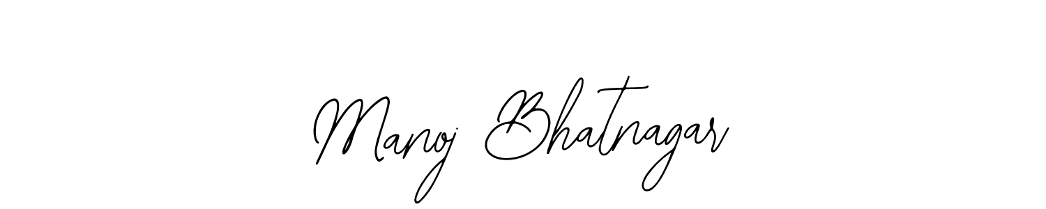 Make a beautiful signature design for name Manoj Bhatnagar. With this signature (Bearetta-2O07w) style, you can create a handwritten signature for free. Manoj Bhatnagar signature style 12 images and pictures png