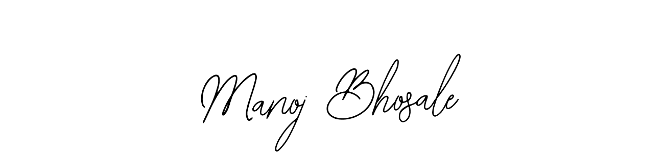 How to make Manoj Bhosale signature? Bearetta-2O07w is a professional autograph style. Create handwritten signature for Manoj Bhosale name. Manoj Bhosale signature style 12 images and pictures png